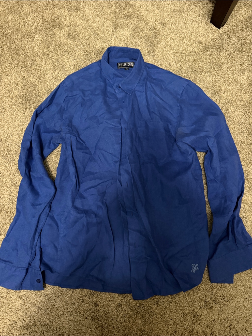 Vilebrequin Royal Blue Collared Shirt - M